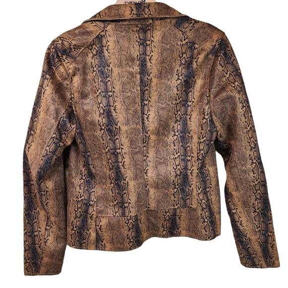 Philosophy Faux Suede Snake Print Jacket. Size is XS. It is NWT - Picture 2 of 4